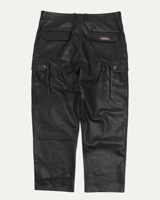Leather Cargo Pants
