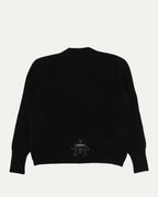 Cemetery Cross Patch Ribbed Crewneck Sweater