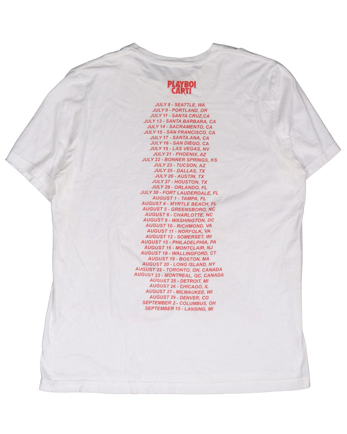 Playboi Carti Tour T-Shirt