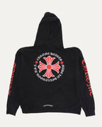 Plus Cross Zip Up Hoodie