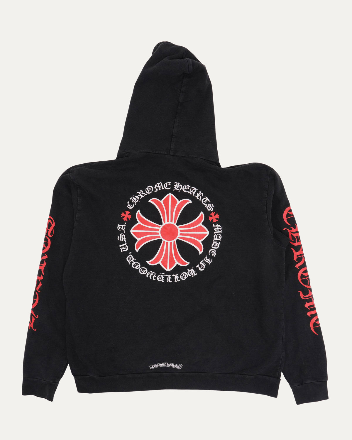 Plus Cross Zip Up Hoodie