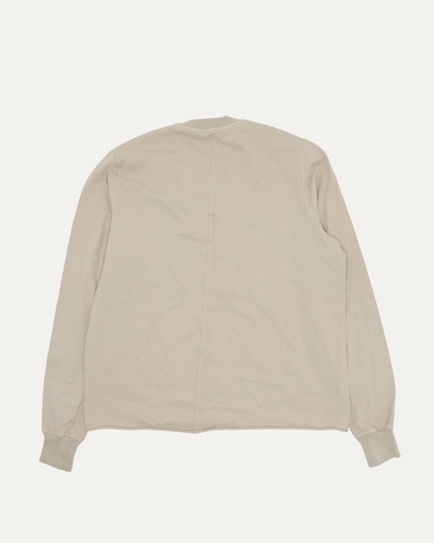 Raw Hem Long Sleeve T-Shirt