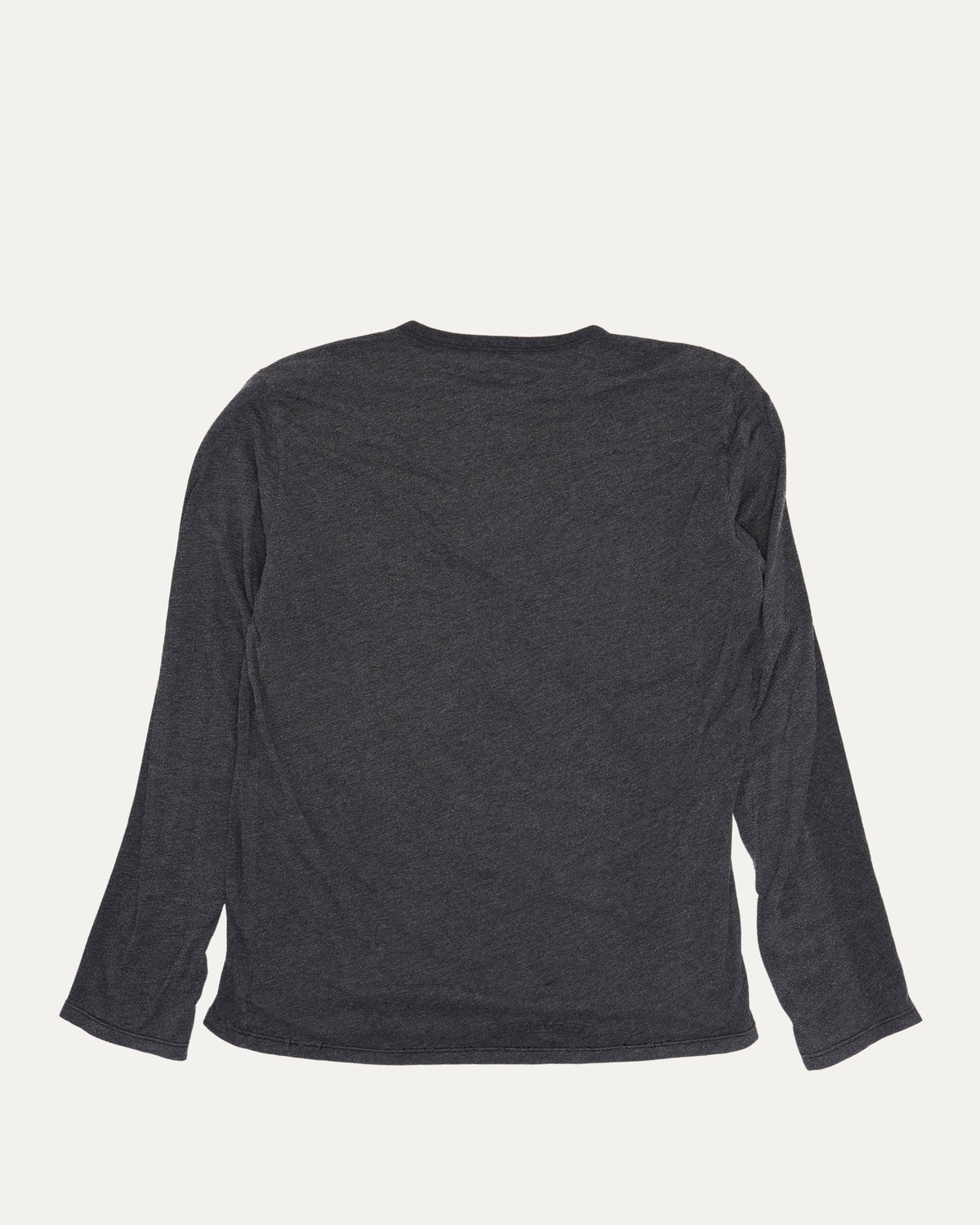 Tonal Cross Henley Long Sleeve T-Shirt