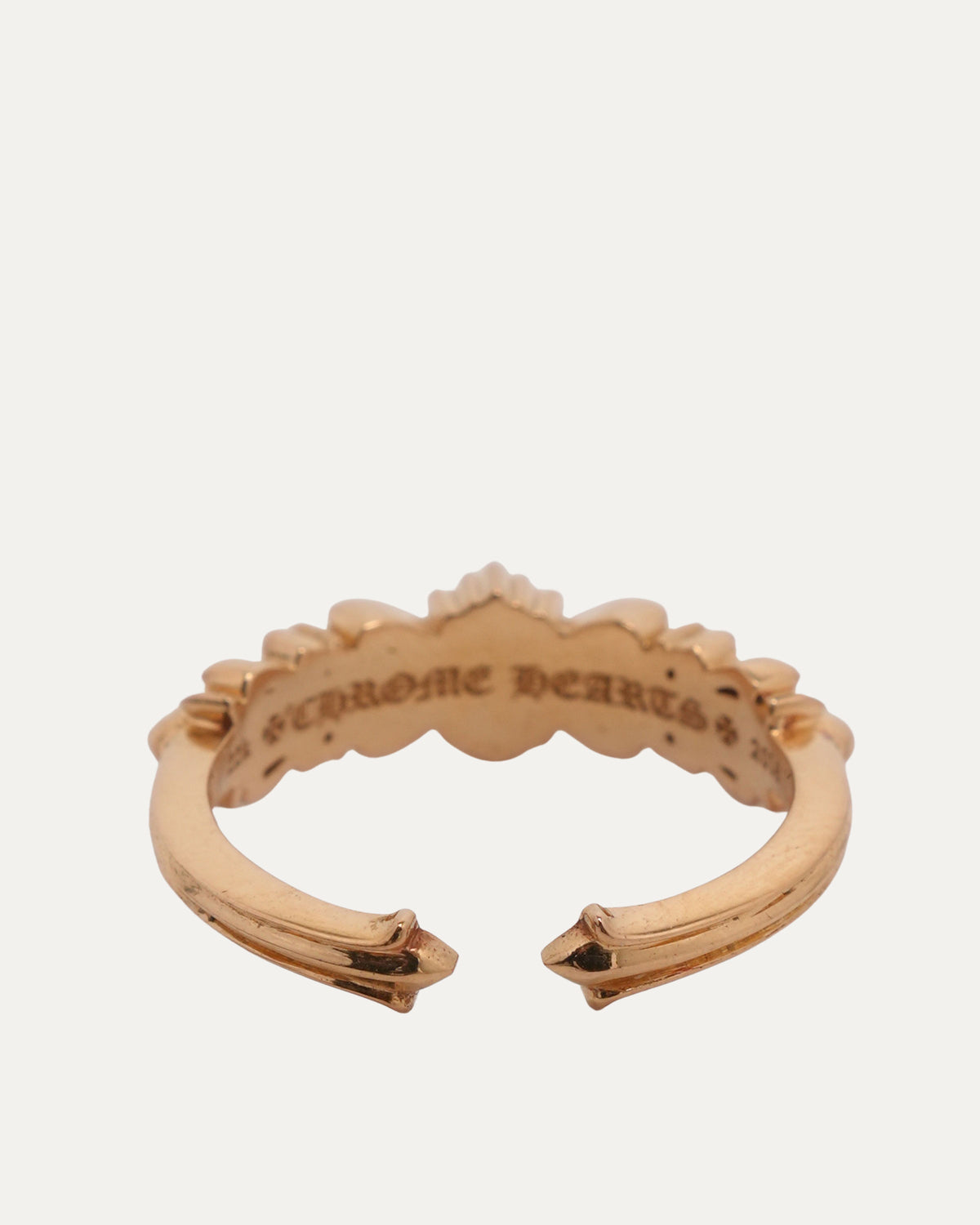Gold Mini Double Floral Ring