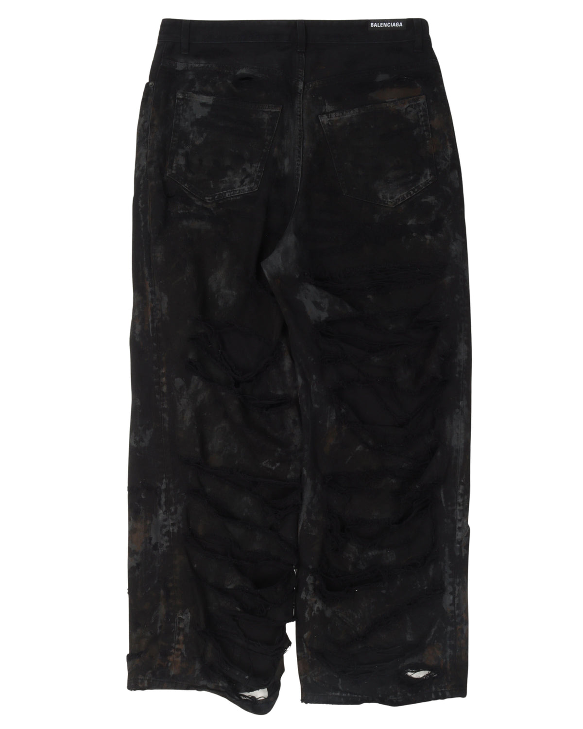 Mudshow Destroyed Baggy Jeans