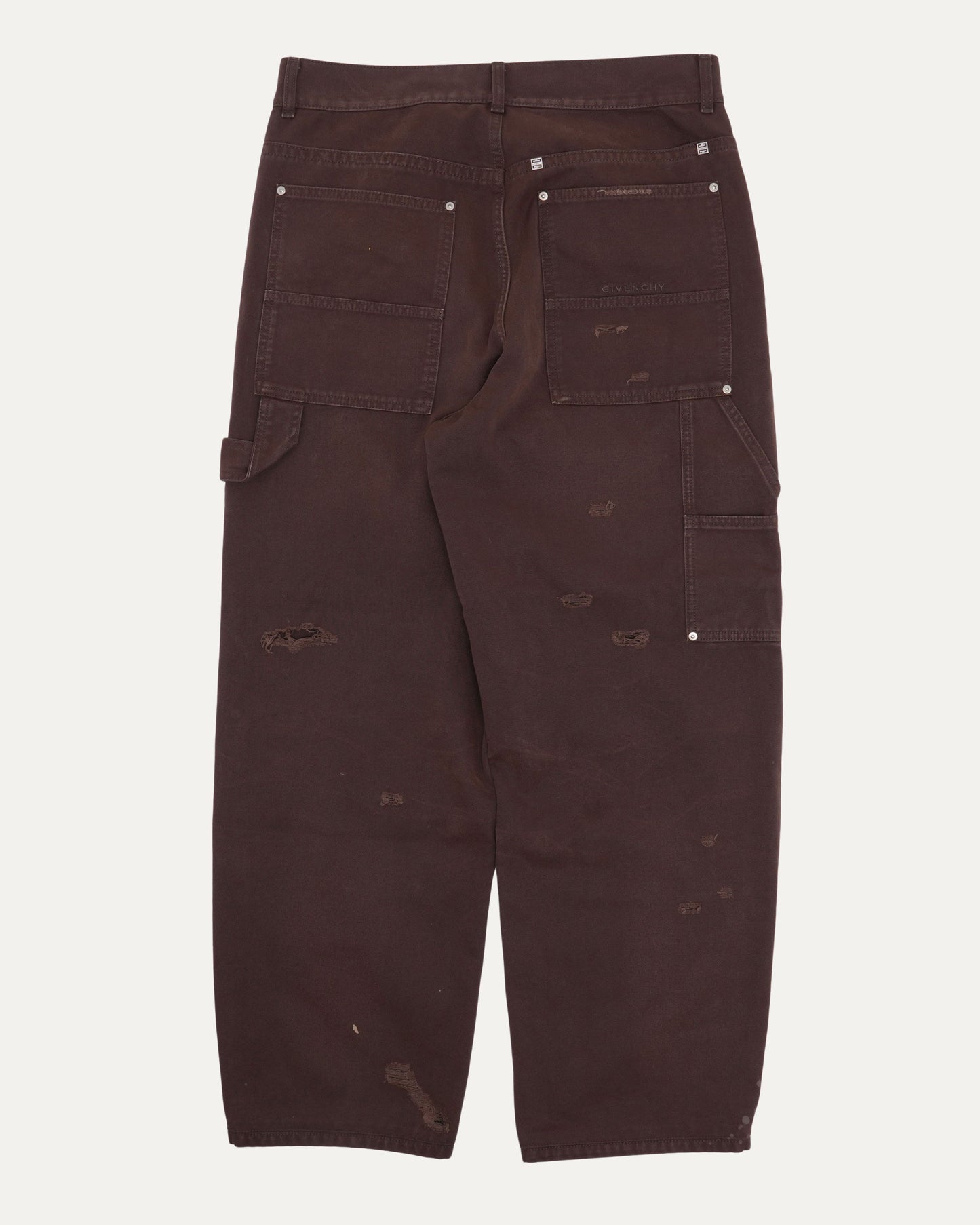 Distressed Double Knee Pants