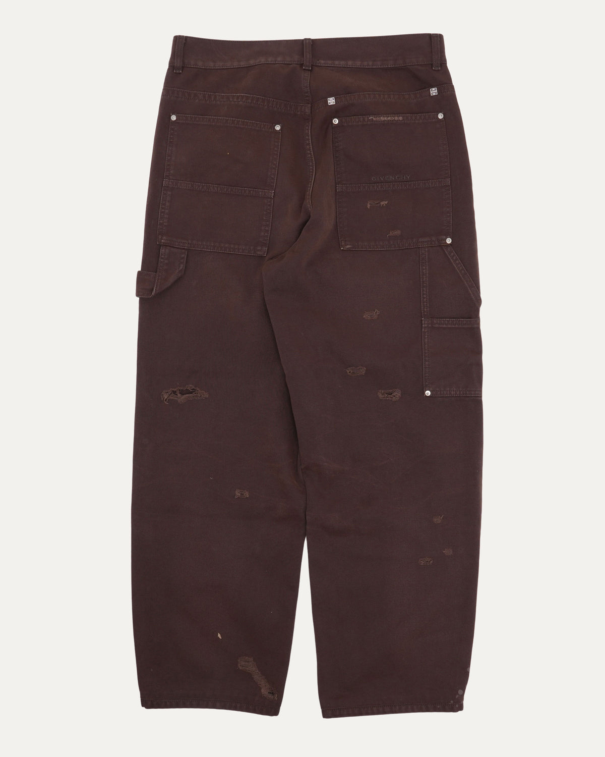 Distressed Double Knee Pants