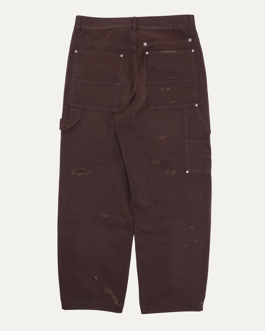 Distressed Double Knee Pants