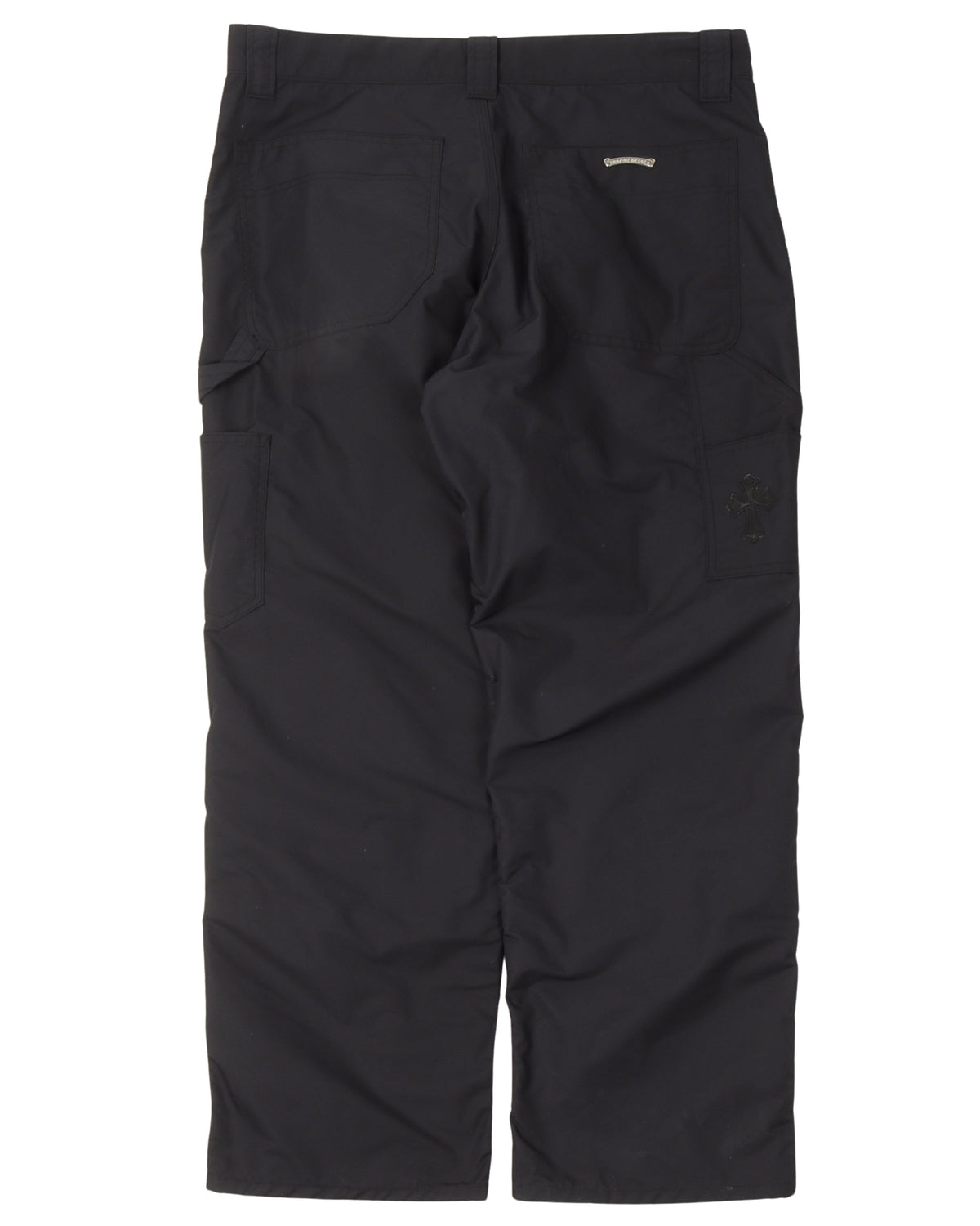 Leather Double Knee Nylon Carpenter Pants