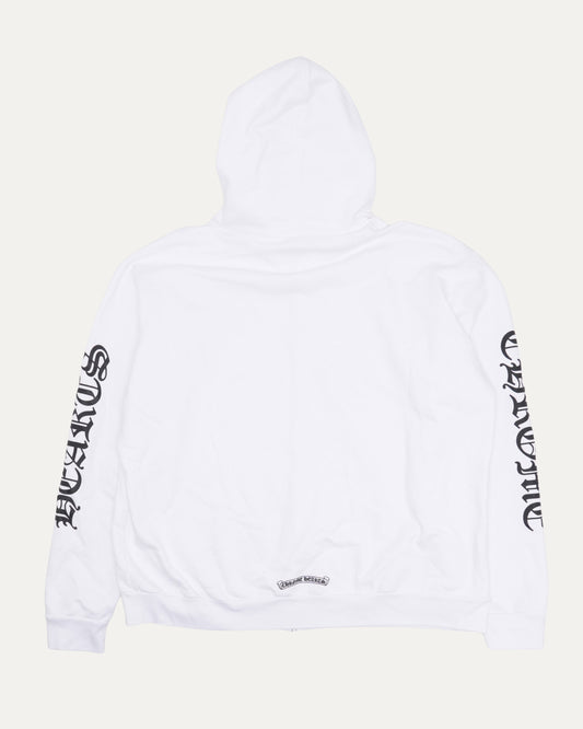 Vertical Logo Zip Up Hoodie