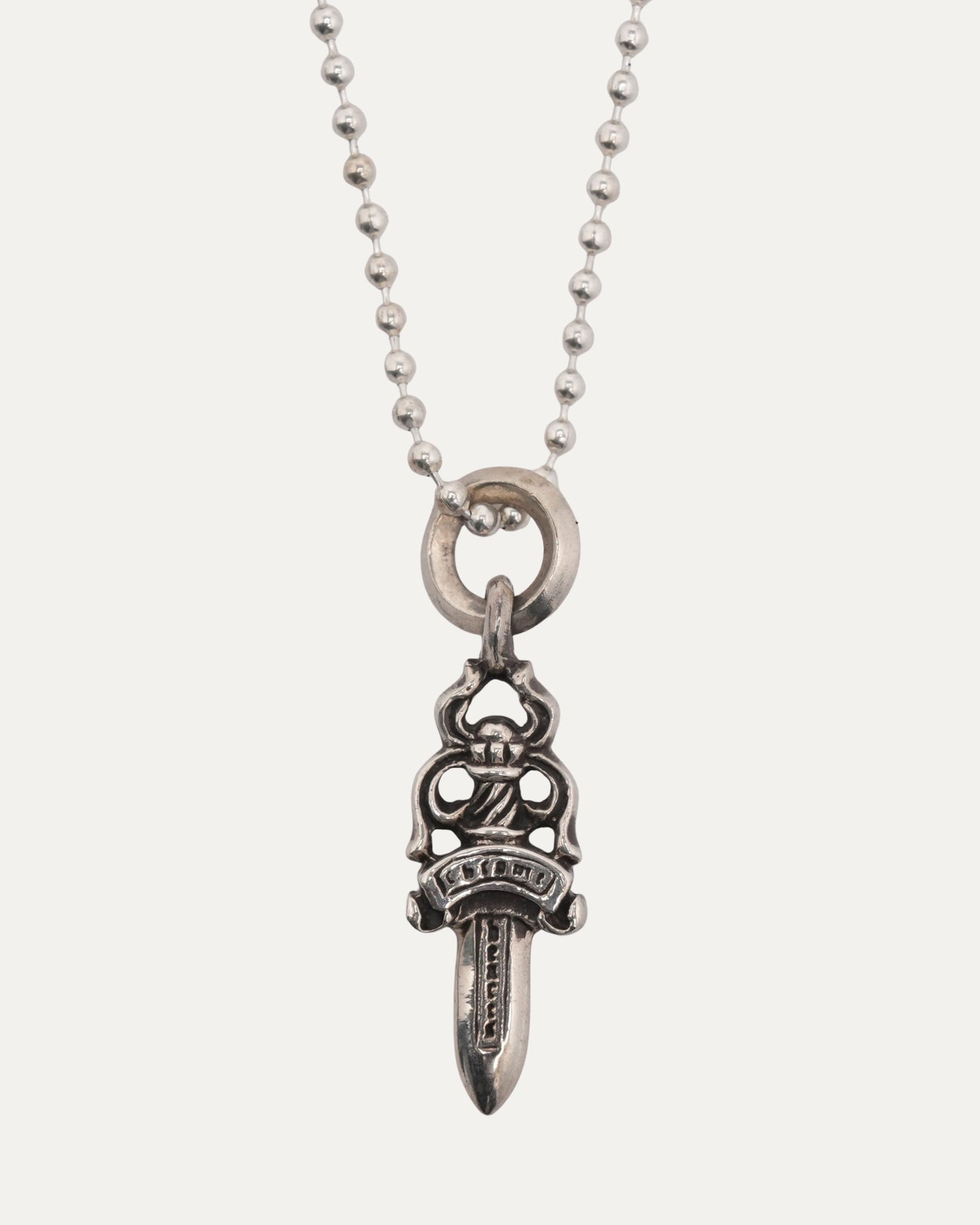 Dagger Pendant on Ball Chain