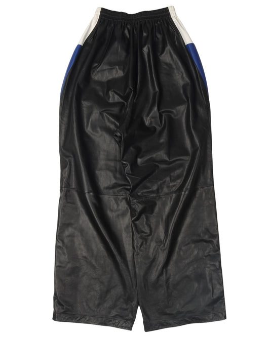 3B Leather Track Pants