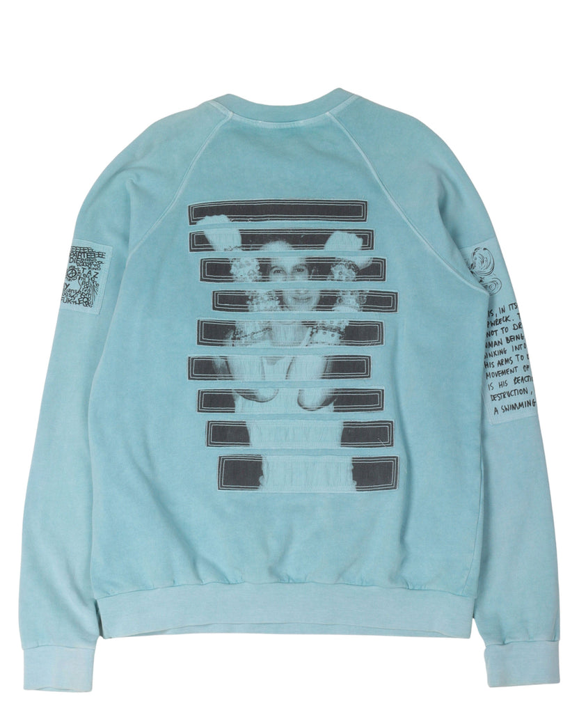 AW04 "Waves" Patch Sweatshirt