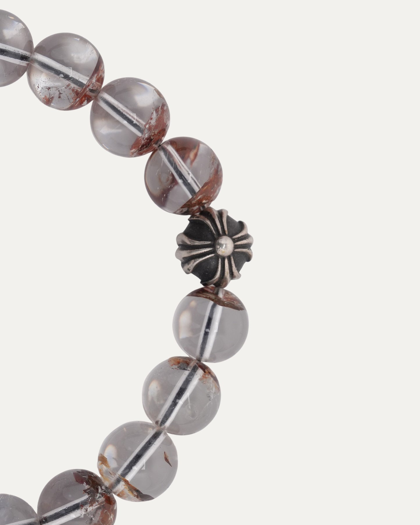 8mm Rutilated Quartz Bead Bracelet
