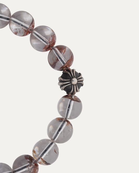 8mm Rutilated Quartz Bead Bracelet