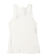 Cropped Eyechart & Dagger Logo Tank Top