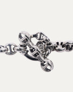 5MM Open-Link Necklace with Diamonds