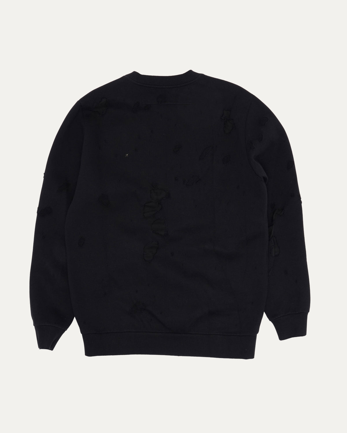 Distressed Logo Crewneck Sweatshirt