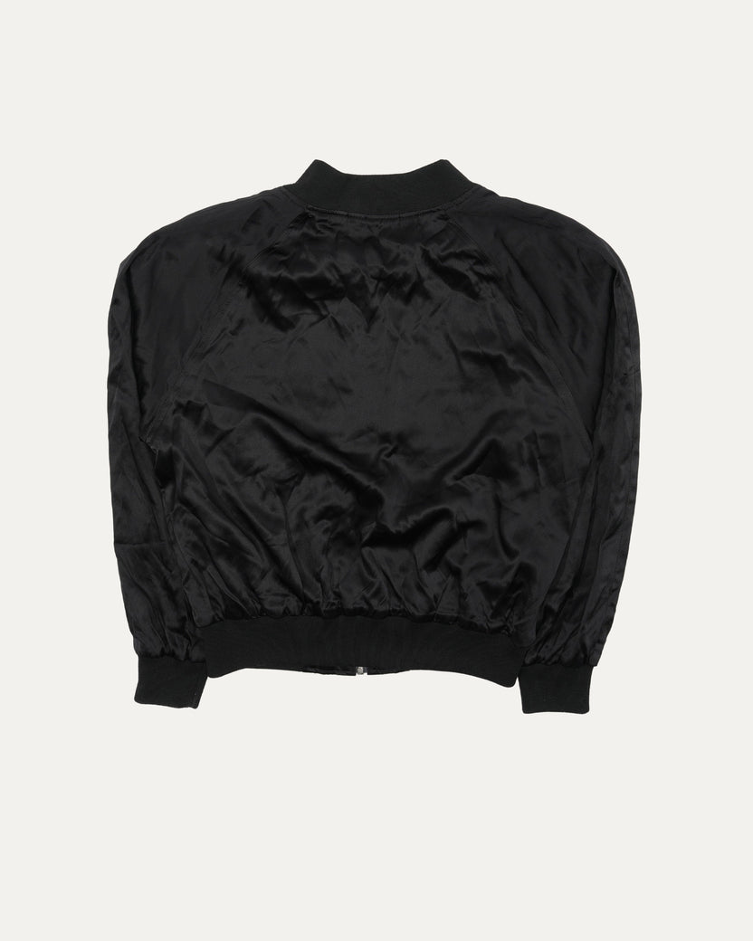 Silk Lets Pretend Bomber Jacket