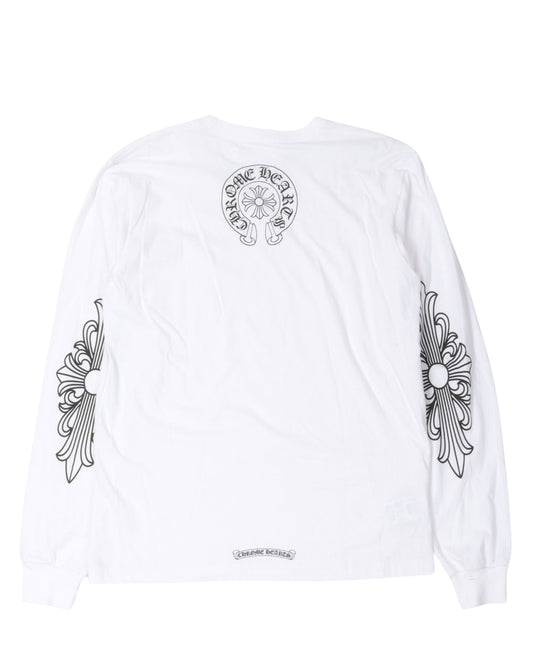 Neck Logo Long Sleeve T-Shirt