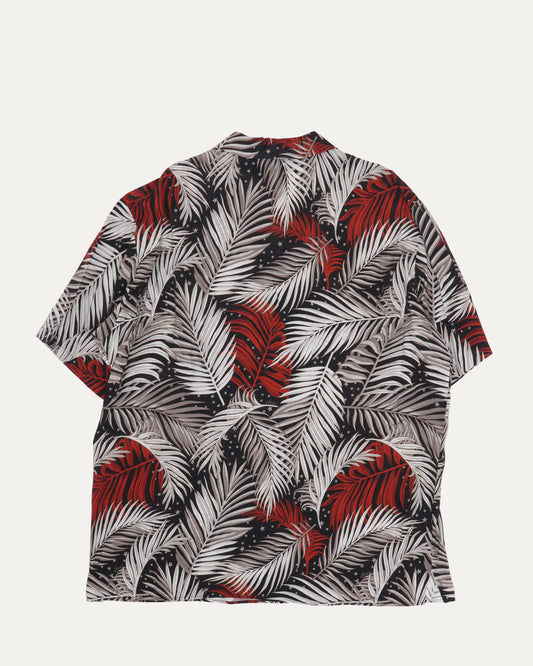 Palm Tree Print Short Sleeve Shirt