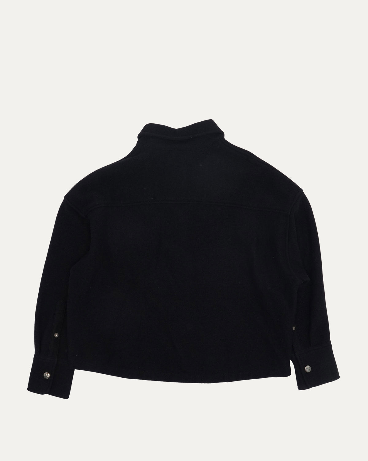 Cropped Wool Work Dog Shirt