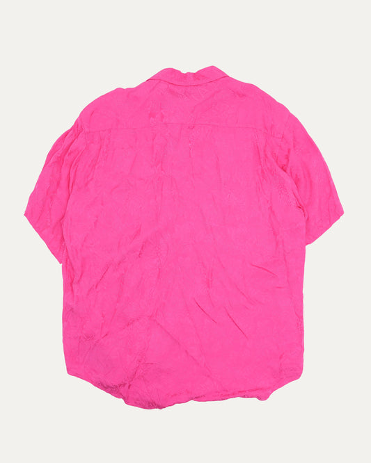 Tonal Floral Short Sleeve Shit