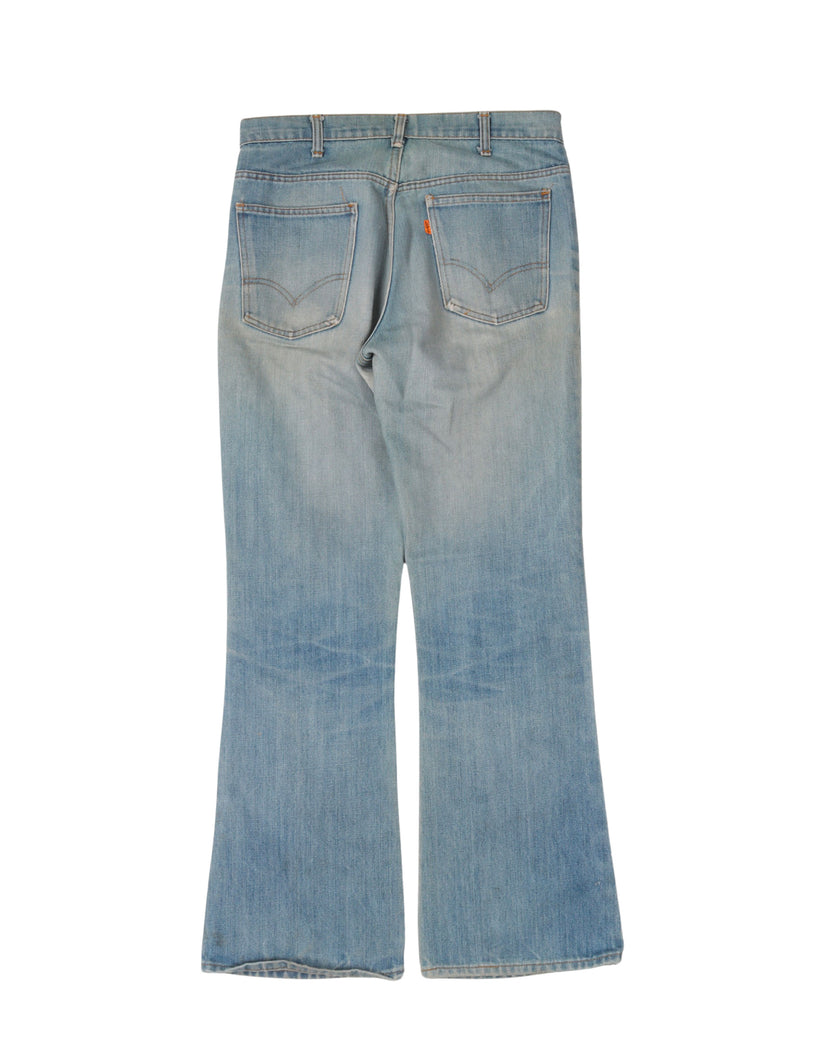 Levi's 527 Flare Orange Tab Jeans