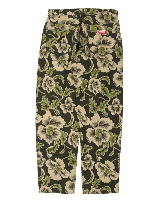 Floral Print Loose Fit Jeans