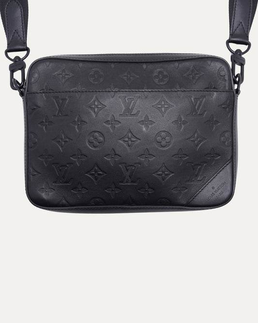 Debossed Monogram Cross Body Bag