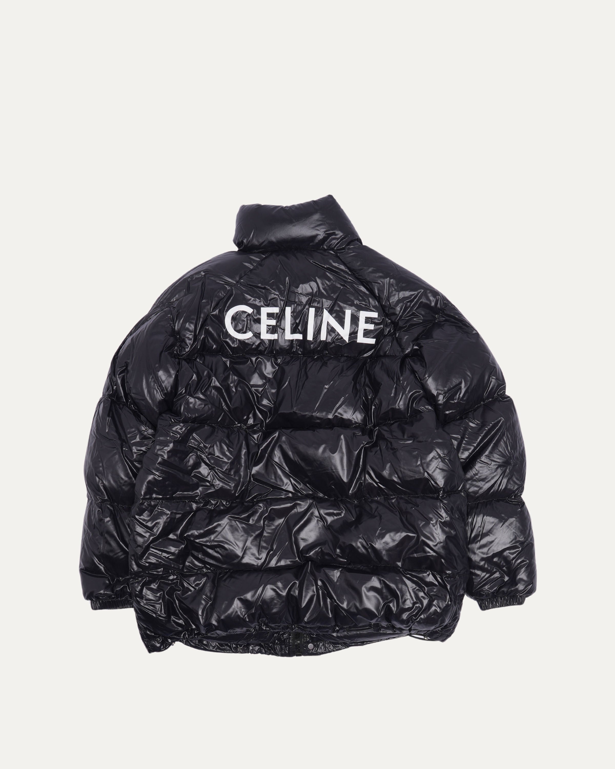 Celine Logo Down Puffer Jacket