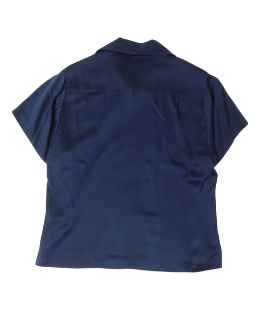 Checkered Camp Collar Shirt