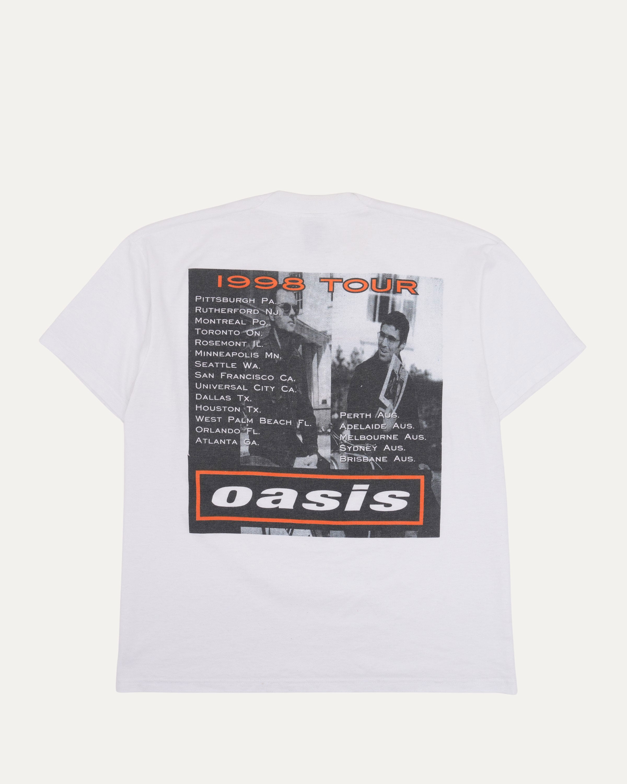Vintage Oasis 1998 Tour Bootleg T-Shirt – Justin Reed