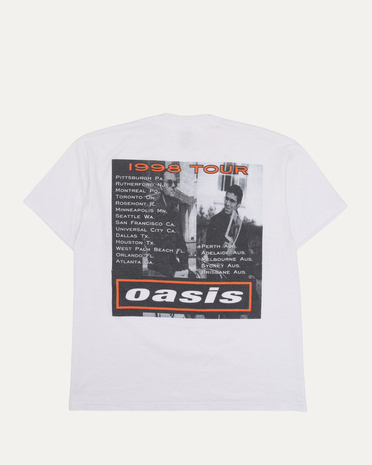 Oasis 1998 Tour Bootleg T-Shirt