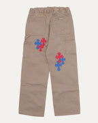 Kids Cross Patch Double Knee Carpenter Pants