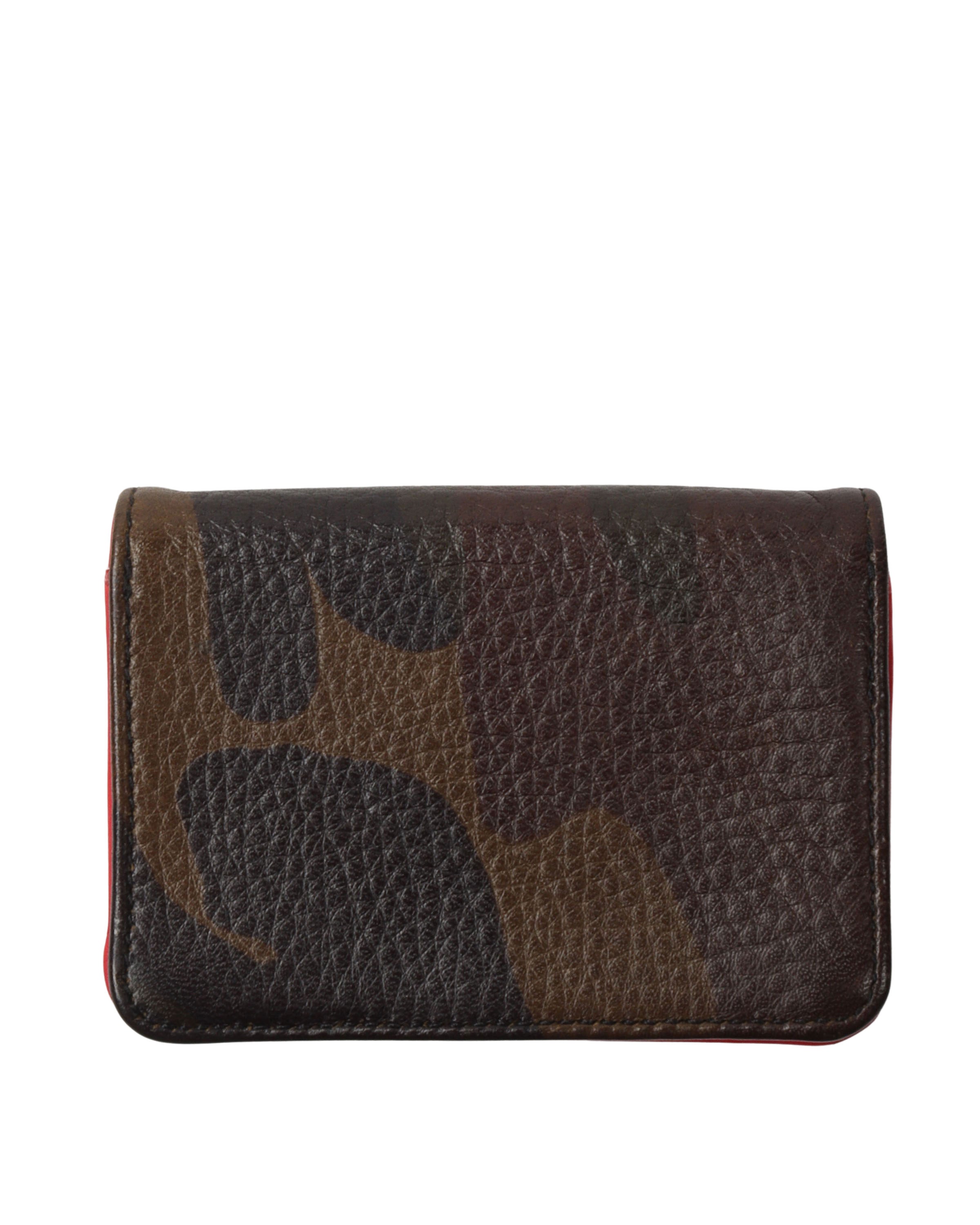 Camouflage Leather Bifold Wallet
