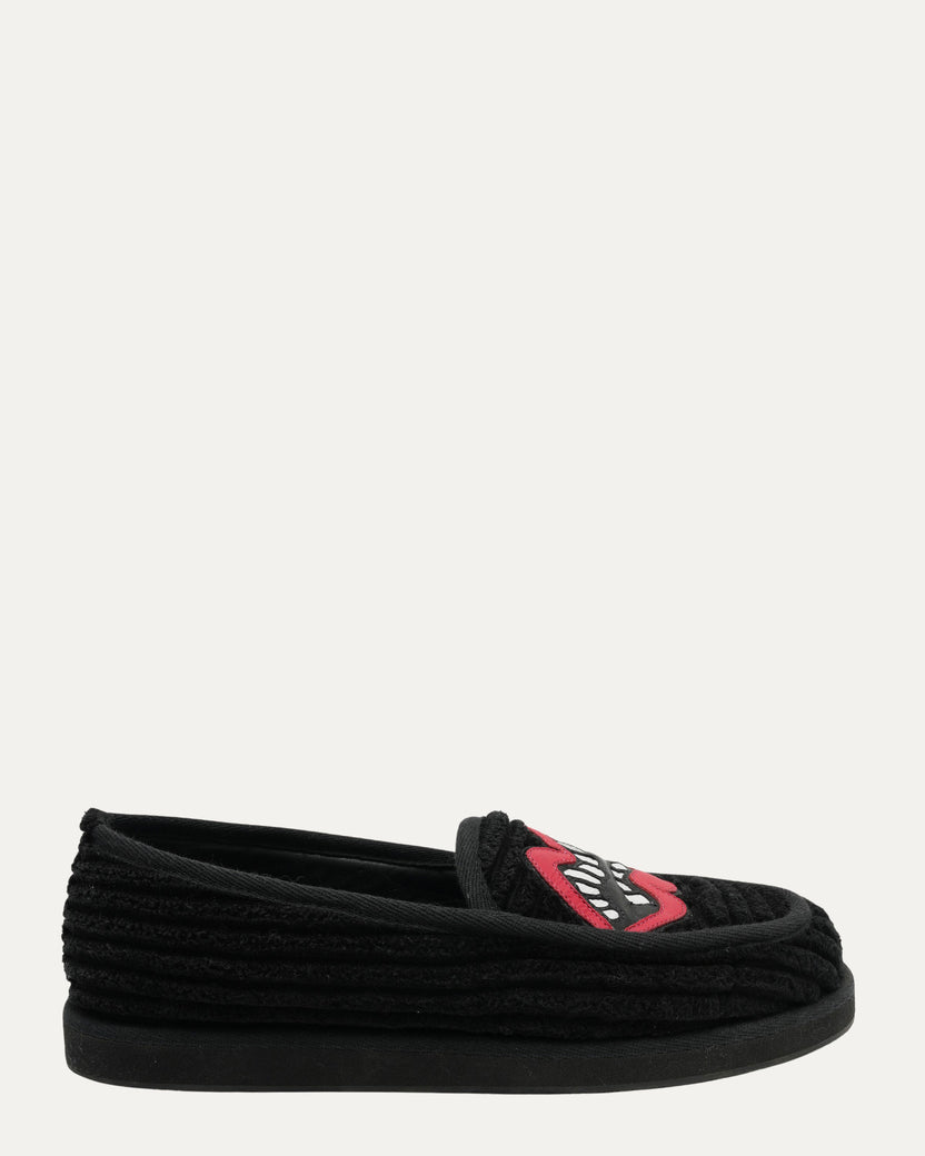 Matty Boy Chomper Patch Heavy Cord House Slippers