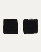 Patent Leather Cross Patch Wrist Sweatbands
