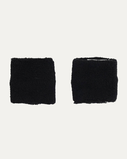 Patent Leather Cross Patch Wrist Sweatbands