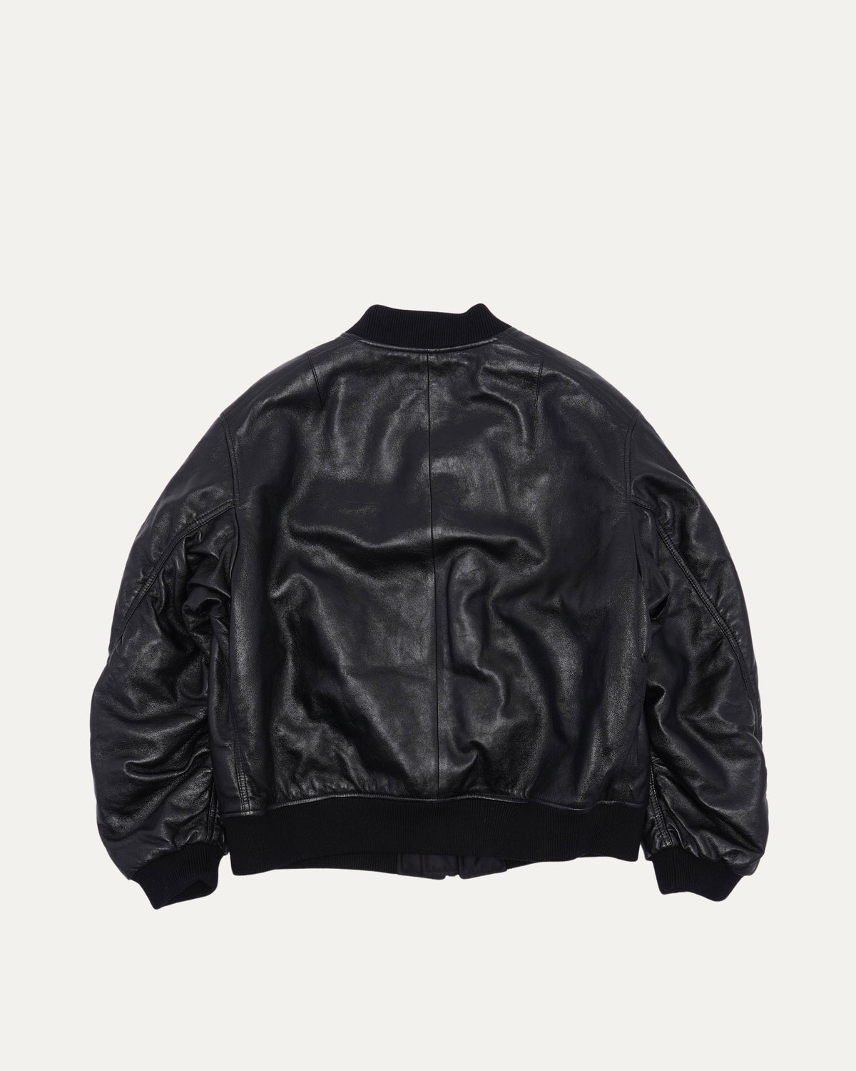 Oversized Pouch-Detail Bomber Jacket