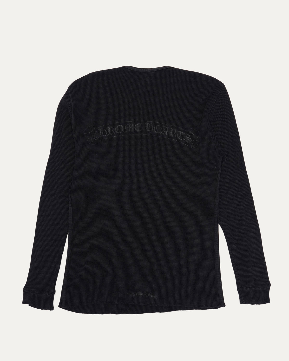 Scroll Logo Thermal Long Sleeve Henley