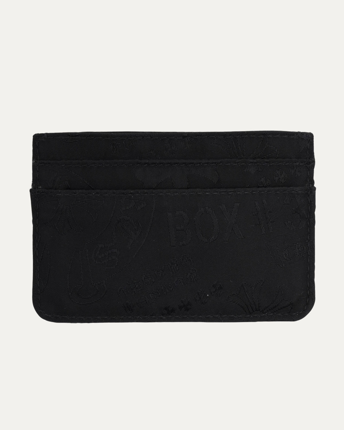 Nylon Stencil Scroll Embellished Cardholder