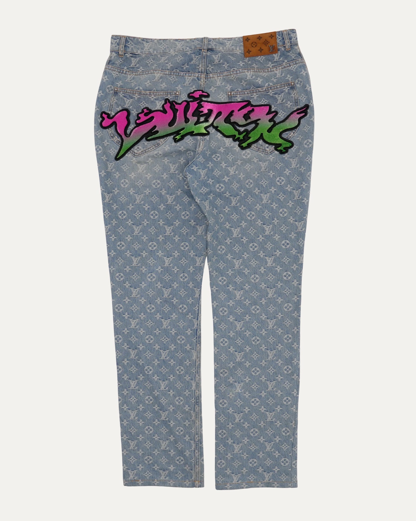 Monogram Graffiti Jeans