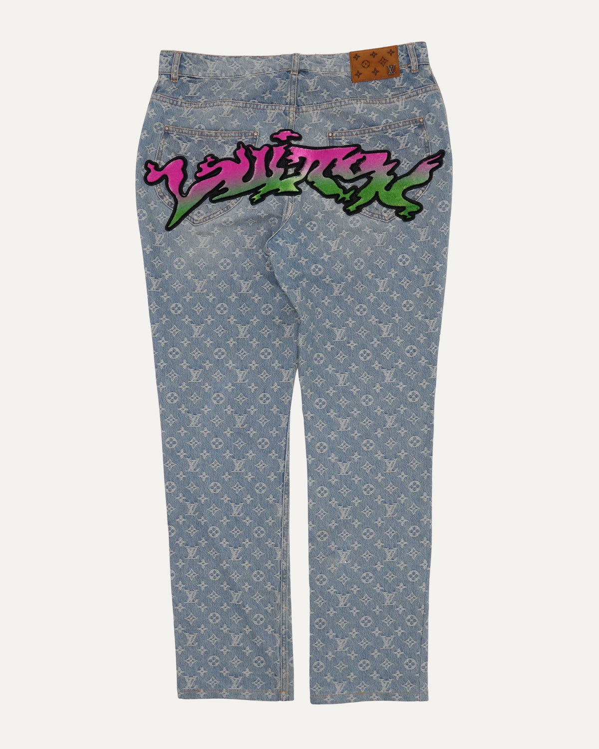 Monogram Graffiti Jeans