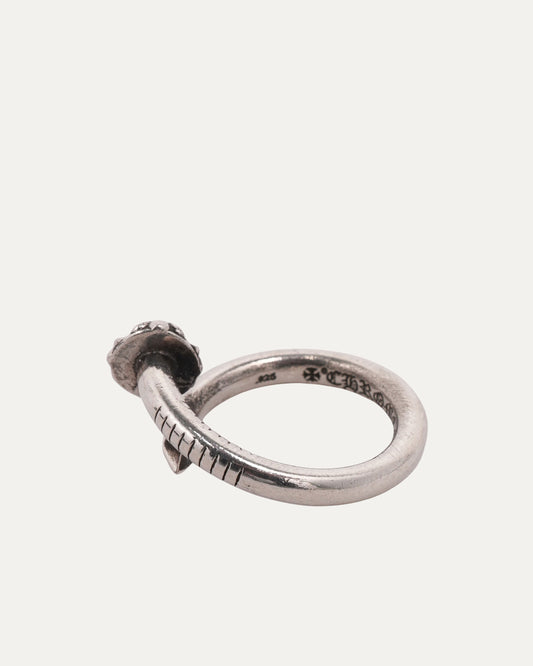 Cross Ball Nail Ring