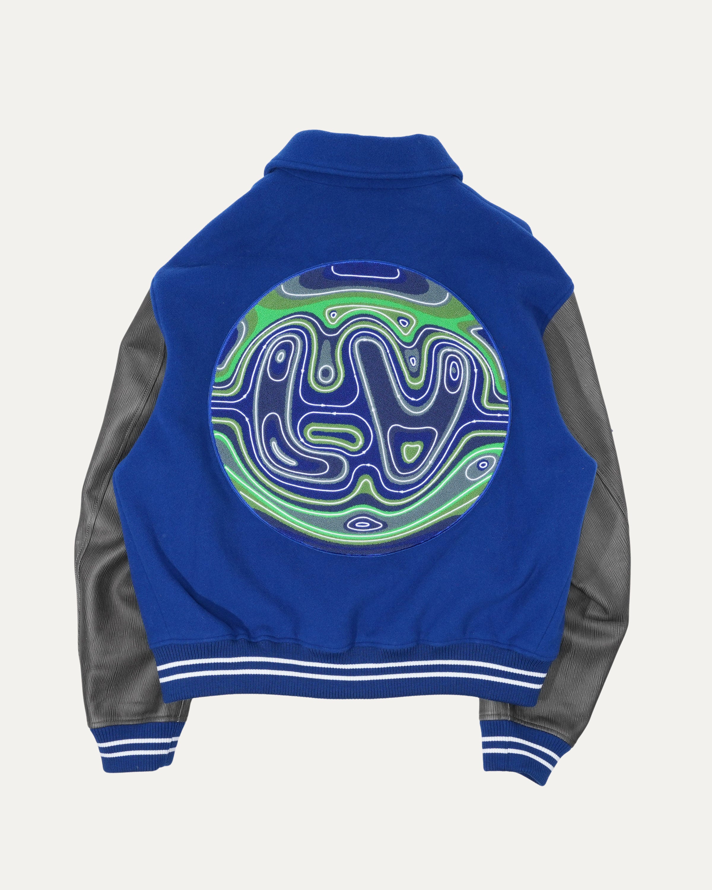 Embroidered Varsity Blouson