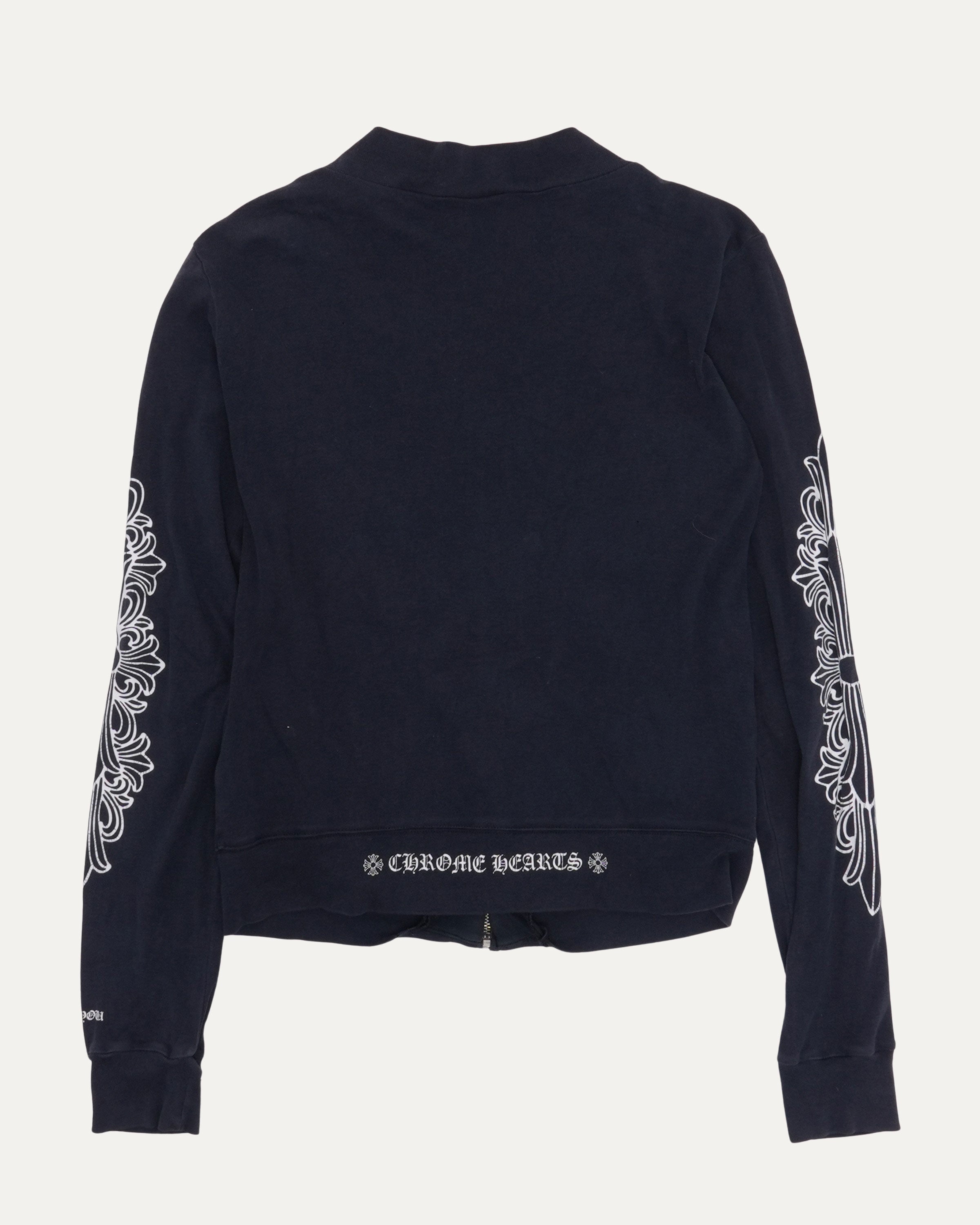 Chrome Hearts Zip Up Long Sleeve T-Shirt – Justin Reed