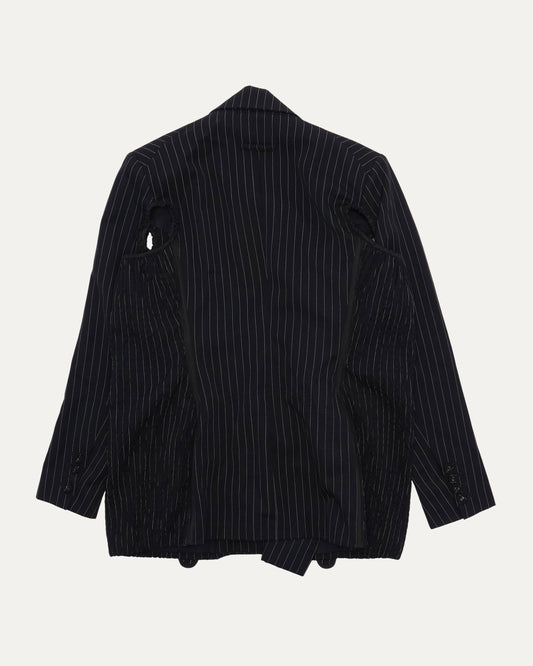FW 1989 Pinstripe Bondage Blazer