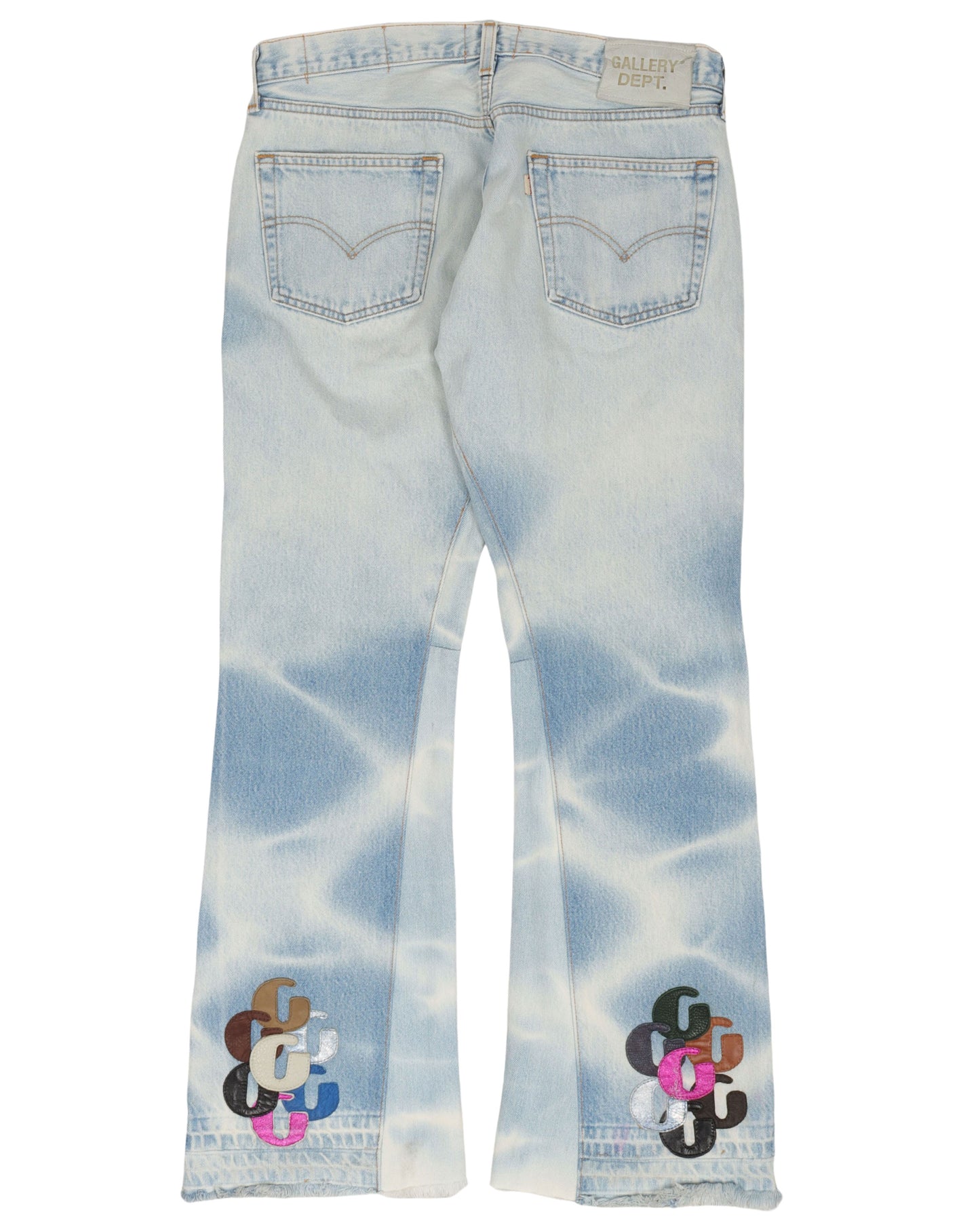 G's Light Wash Denim Flare Jeans