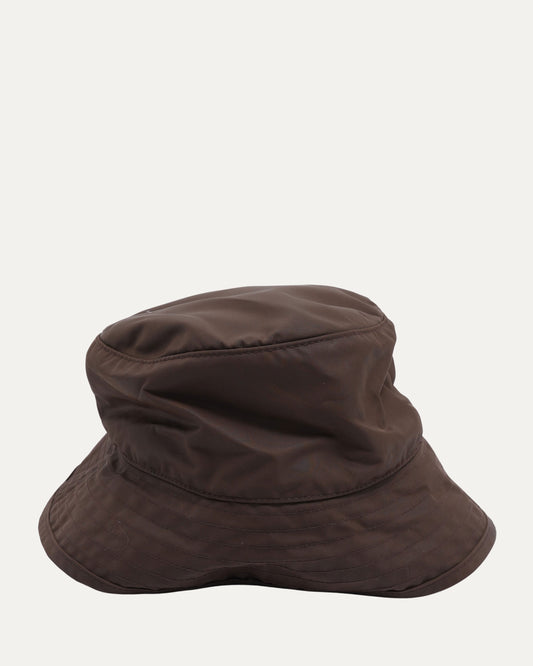 Nylon Cross Patch Chum Bucket Hat